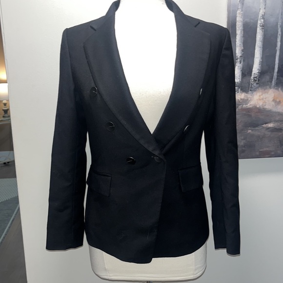 Massimo Dutti double breasted wool blazer - Picture 2 of 6